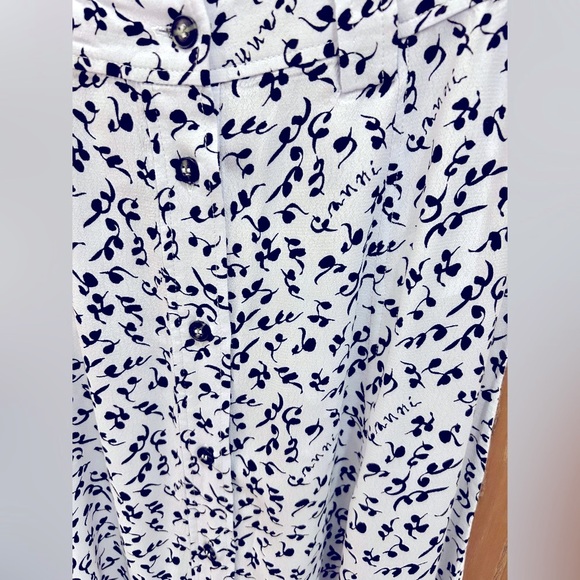 NWOT Ganni Floral Printed Georgette Maxi Skirt - Picture 5 of 9